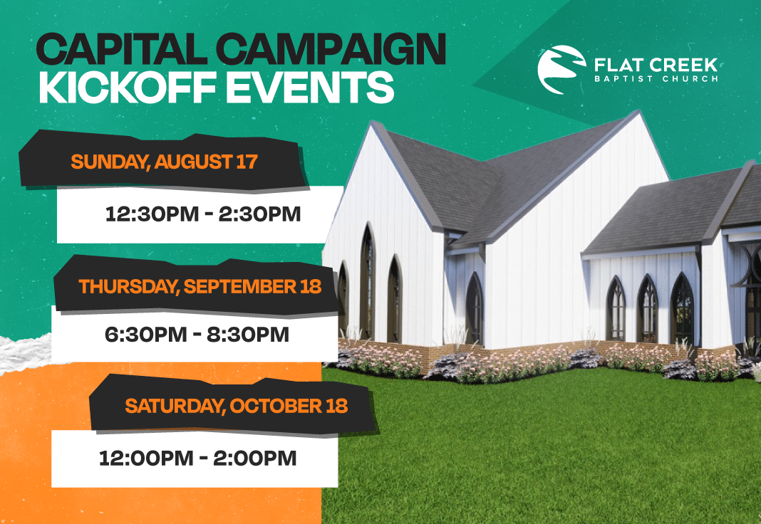 Capital Campaign Kickoff – 10/18