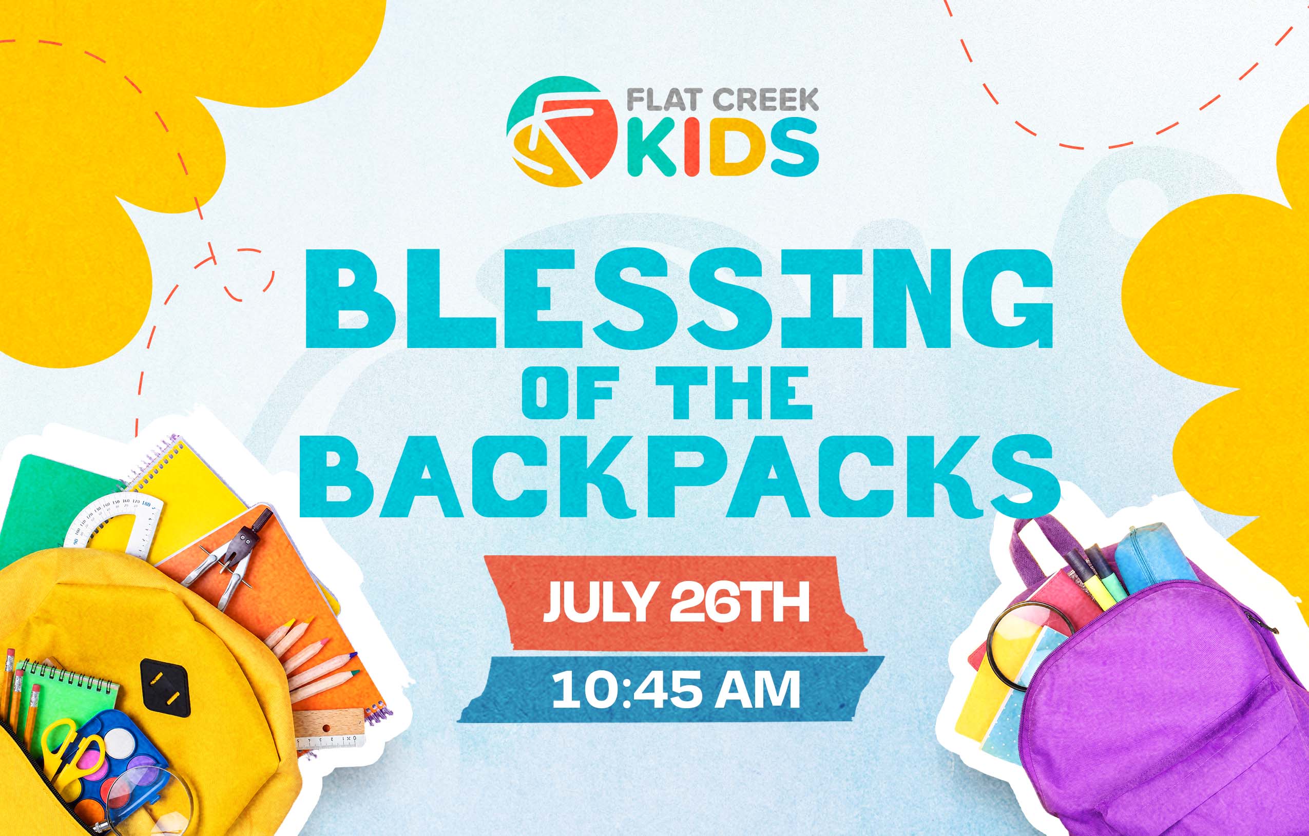 Blessing of the Backpacks